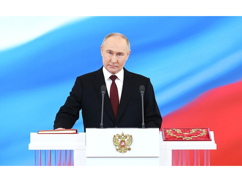 7 мая состоялась торжественная церемонии вступления Владимира Путина в должность Президента России.