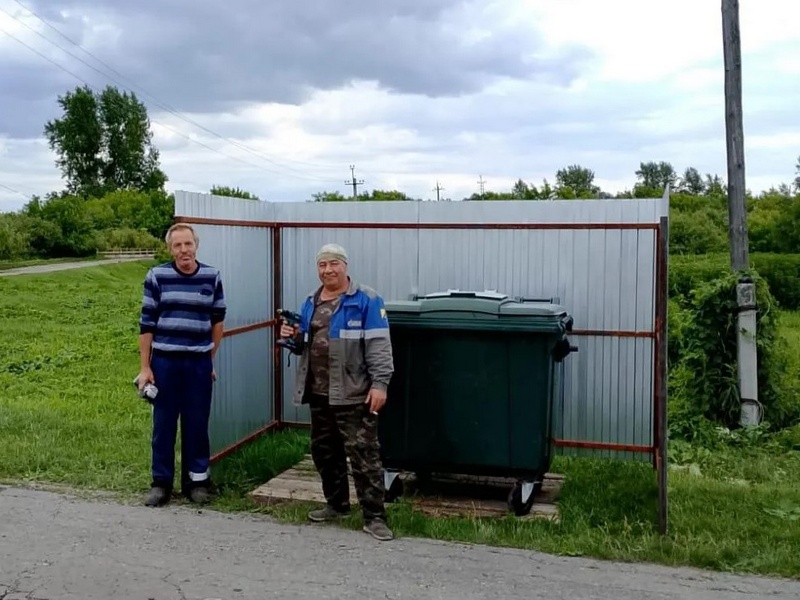 Благоустройство сел продолжается.