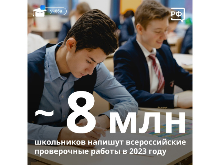 С 1 марта начались Всероссийские проверочные работы (ВПР). С 1 марта начались Всероссийские проверочные работы (ВПР).