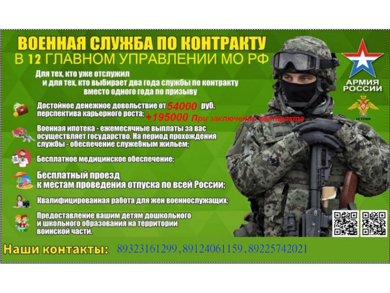 Приглашаем на военную службу по контракту 12 Главное Управление Министерства Обороны Российской Федерации (Челябинская область). Приглашаем на военную службу по контракту 12 Главное Управление Министерства Обороны Российской Федерации (Челябинская область).