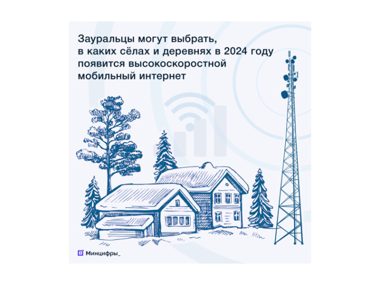 Жители Курганской области могут выбрать, в каких деревнях и селах высокоскоростной интернет появится в 2024 году. Жители Курганской области могут выбрать, в каких деревнях и селах высокоскоростной интернет появится в 2024 году.