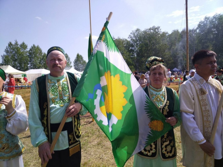 Праздник Сабантуй в селе Юлдус Шадринского округа.