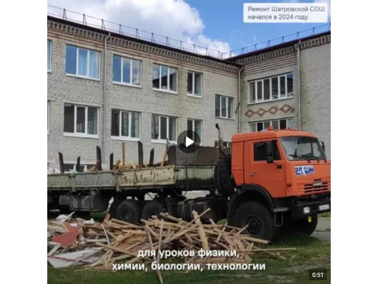 Шатровская средняя школа преобразится полностью. Шатровская средняя школа преобразится полностью.