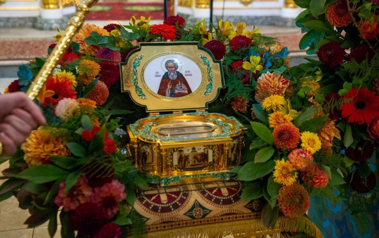 В Курган в ноябре прибудет ковчег с мощами великого русского святого Сергия Радонежского.