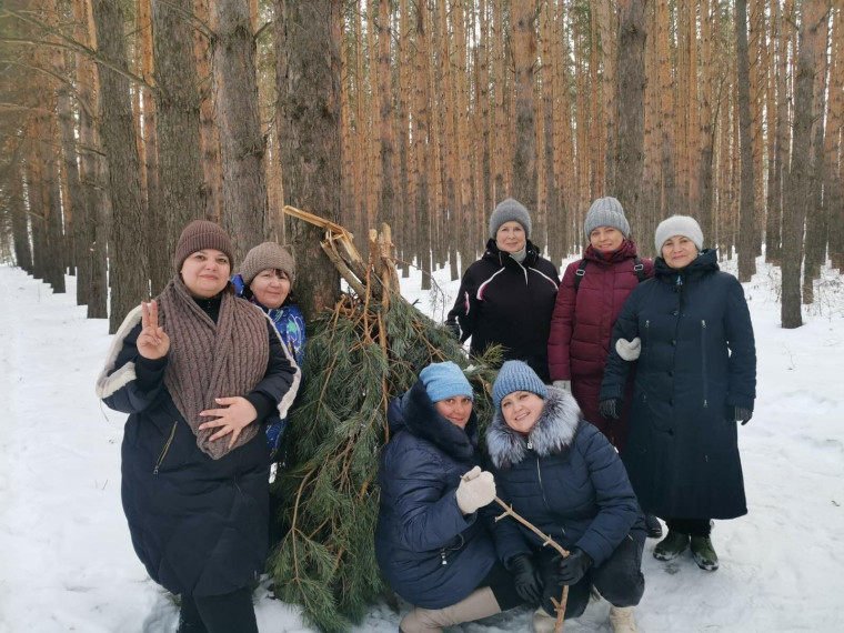 Прогулка в зимний лес.