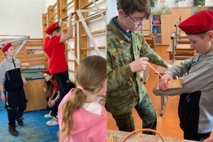 В Кызылбаевской школе прошла военно-спортивная игра «Зарница».
